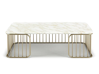 Rechteckiger Couchtisch aus Marmor CHARLESTON FORMITALIA