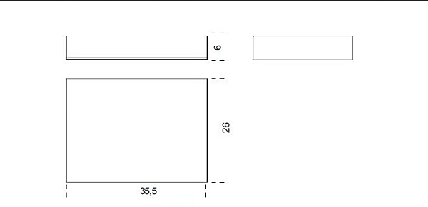 Rechteckiges Kristalltablett gefaltet Gallotti&Radice Fabrik Gallotti & Radice aus Italien. Foto №5