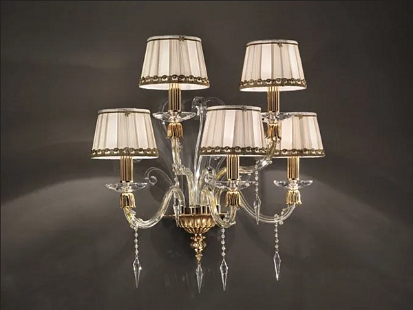 Wandleuchte mit Swarovski-Kristallen Euroluce Lampadari Midha A5 Fabrik EUROLUCE LAMPADARi aus Italien. Foto №1
