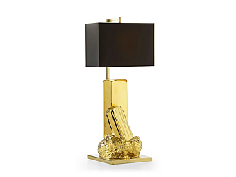 Keramik Tischlampe Odessey MARIONI 02205BL Fabrik MARIONI aus Italien