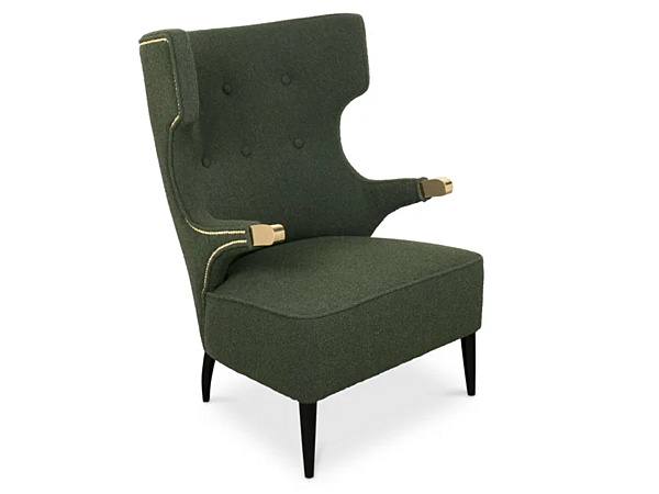Sika Armchair mit Armlehnen aus Leder BRABBU Fabrik BRABBU aus Italien. Foto №8