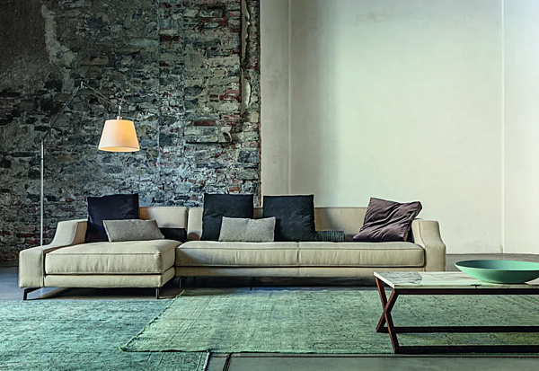 Ecksofa aus Stoff oder Leder VIBIEFFE 310 Identity Fabrik VIBIEFFE aus Italien. Foto №5