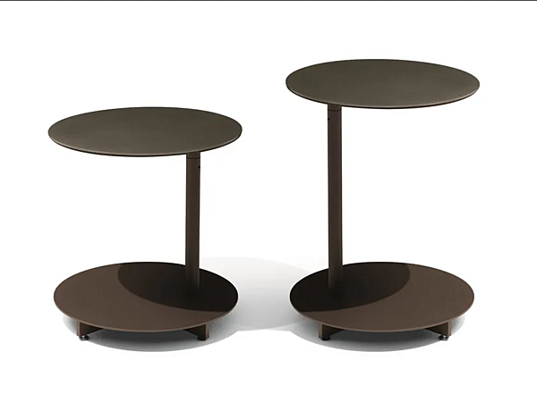 Runder Beistelltisch aus Stahl GIORGETTI APSARA 88100, 88101, 88102 Fabrik GIORGETTI aus Italien. Foto №1