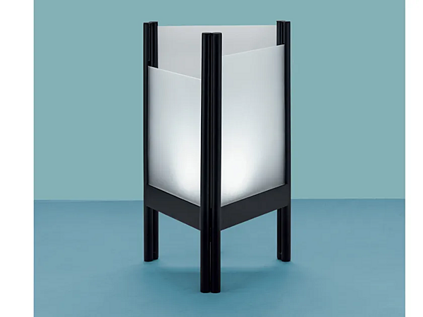 Tischlampe aus Glas und Eisen mit LED Patchwork Euroluce Lampadari Fabrik EUROLUCE LAMPADARi aus Italien. Foto №1