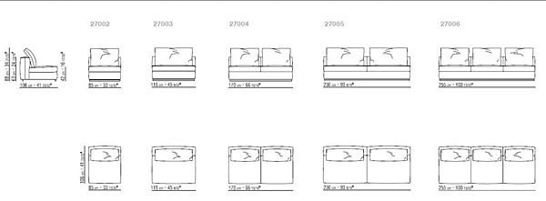 Ecksofa aus Stoff FLEXFORM ASOLO Fabrik FLEXFORM aus Italien. Foto №14