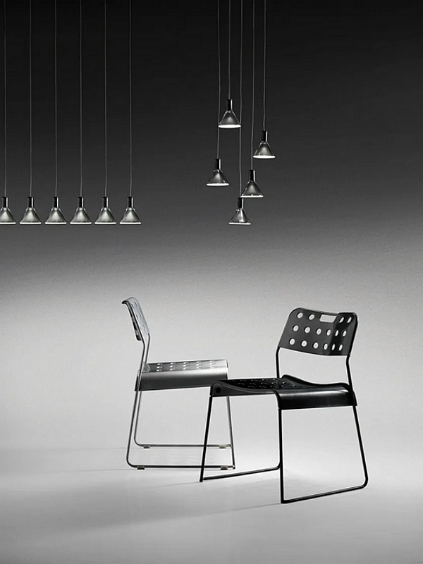 LED Pendelleuchte aus Borosilikatglas Multispot Fabbian Polair Fabrik Fabbian aus Italien. Foto №7