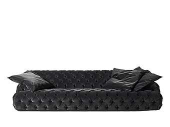 Couch MERIDIANI (CROSTI) Norton Capitonné Couch MERIDIANI (CROSTI) Norton Capitonné Fabrik MERIDIANI (CROSTI) aus Italien
