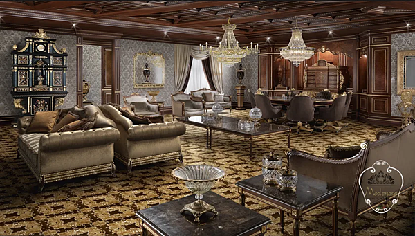 Rechteckiger Couchtisch aus Holz Modenese Luxury Interiors 14634 Fabrik MODENESE GASTONE aus Italien. Foto №2