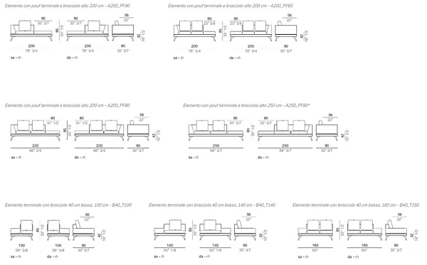 Ecksofa aus Stoff mit modularen Elementen Mussi Acanto Fabrik MUSSI aus Italien. Foto №10