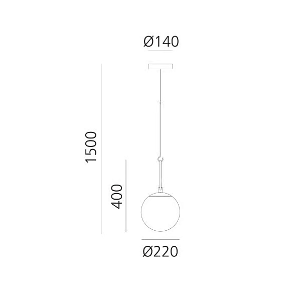 LED Pendelleuchte aus geblasenem Glas Artemide NH 1280010A, 1281010A, 	1283010A Fabrik Artemide aus Italien. Foto №8