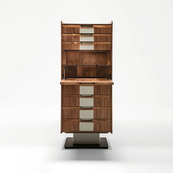 Holz Sekretär Schreibtisch mit Schubladen GIORGETTI Corium 62410, 62411 Fabrik GIORGETTI aus Italien. Foto №2
