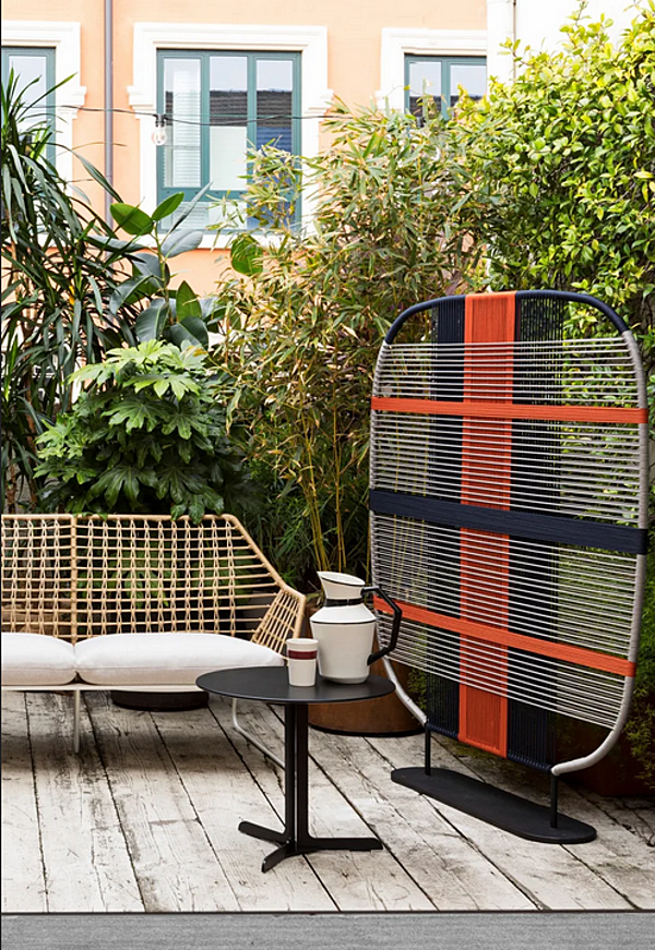 Runder HPL Beistelltisch Garten Saba Fabrik SABA aus Italien. Foto №4