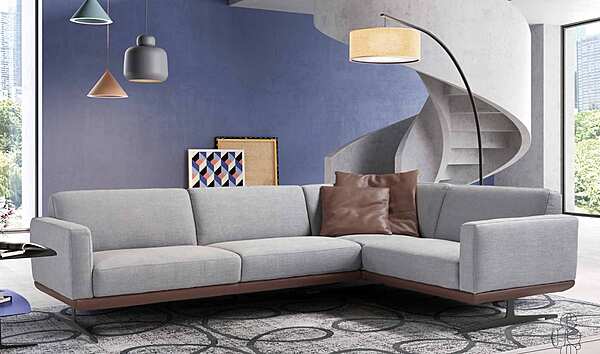 Ecksofa aus Stoff Gloria Slim Egoitaliano Fabrik Egoitaliano aus Italien. Foto №3