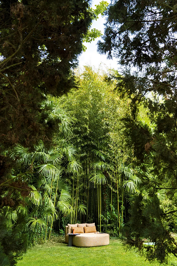 Gartenbett aus Stoff mit weicher Rückenlehne kompakt VARASCHIN 221DC, 221DCA Fabrik VARASCHIN aus Italien. Foto №4