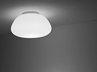 Glas-Deckenlampe Fabbian Lumi Poga Glas-Deckenlampe Fabbian Lumi Poga Fabrik Fabbian aus Italien