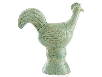 Keramische Skulptur Pop Medium Hahn MARIONI 00996