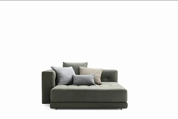 Ecksofa aus Stoff mit weicher Rückenlehne Flou Doze Fabrik Flou aus Italien. Foto №9