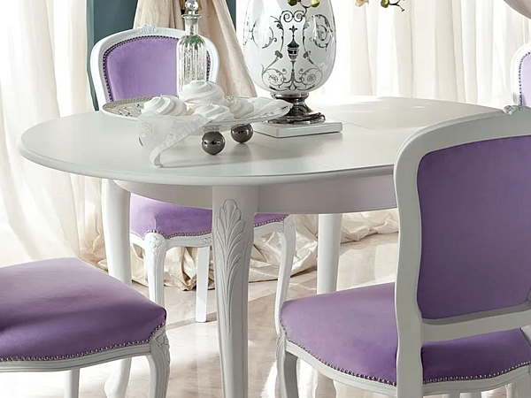 Runder Kaffeetisch aus Holz Modenese Luxury Interiors MODENESE GASTONE 13146 Fabrik MODENESE GASTONE aus Italien. Foto №1