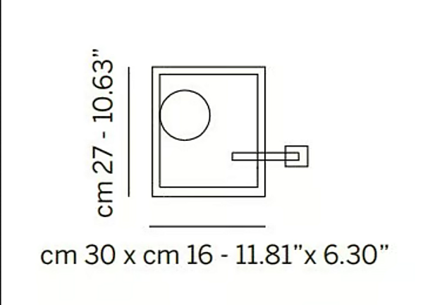 Wandleuchte aus Metall und Pyrex Rhythm von Euroluce Lampadari Fabrik EUROLUCE LAMPADARi aus Italien. Foto №2