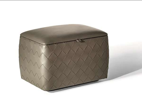 Rechteckiger Lederpouf mit Stauraum Grant de Luxe POLTRONA FRAU Fabrik POLTRONA FRAU aus Italien. Foto №2