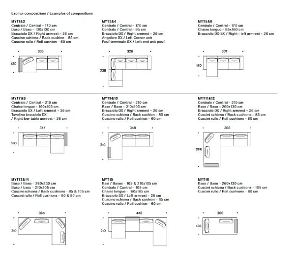Ecksofa aus Stoff My Taos Saba Fabrik SABA aus Italien. Foto №18