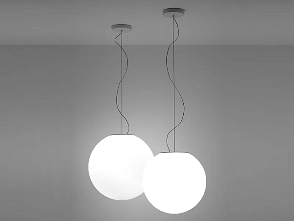 Glas Pendelleuchte Fabbian Lumi Sfera Fabrik Fabbian aus Italien. Foto №4