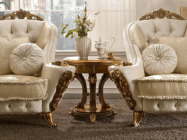 Runder Couchtisch aus Holz A.R. Arredamenti Dolcevita 216 Fabrik A.R.ARREDAMENTI SRL aus Italien. Foto №2