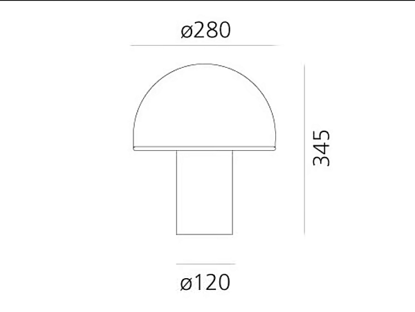 Tischlampe aus geblasenem Glas Artemide Onfale A006400, A006500, A006300 Fabrik Artemide aus Italien. Foto №6