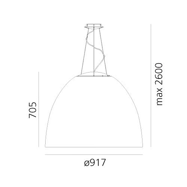 Pendelleuchte aus Akustikmaterial NUR Acoustic Artemide Fabrik Artemide aus Italien. Foto №13