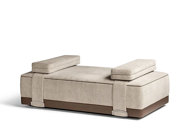 Rechteckiger Stoffpouf Grant Poltrona Frau Fabrik POLTRONA FRAU aus Italien. Foto №1