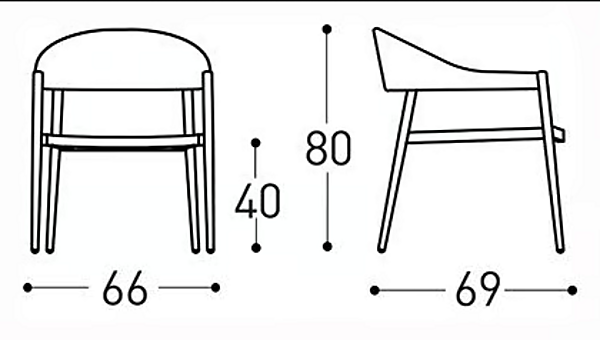 Gartenstuhl mit Armlehnen aus pulverbeschichtetem Aluminium VARASCHIN Clever Lounge 229L5, 229L3 Fabrik VARASCHIN aus Italien. Foto №25