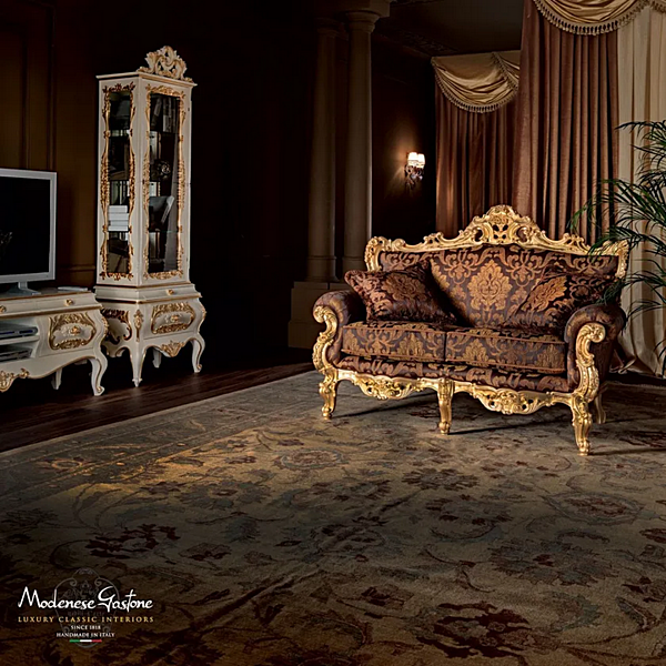 Zweisitzer Stoffsofa Modenese Luxury Interiors 11415 Fabrik MODENESE GASTONE aus Italien. Foto №2