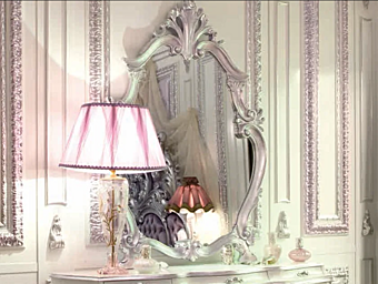 Ovaler Wandspiegel aus Glas Modenese Luxury Interiors 15661 Ovaler Wandspiegel aus Glas Modenese Luxury Interiors 15661 Fabrik MODENESE GASTONE aus Italien