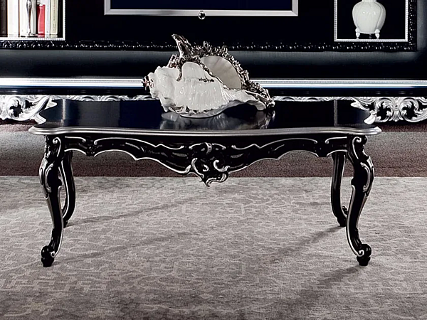 Rechteckiger Couchtisch aus Holz für Wohnzimmer Modenese Luxury Interiors 13659 Fabrik MODENESE GASTONE aus Italien. Foto №3