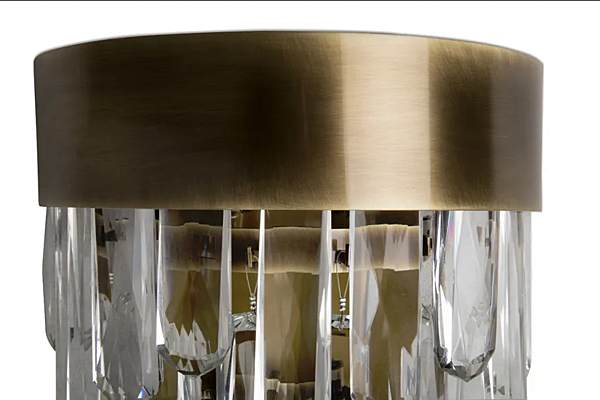 Wandlampe aus Messing mit Kristallen BRABBU Naicca Fabrik BRABBU aus Italien. Foto №3