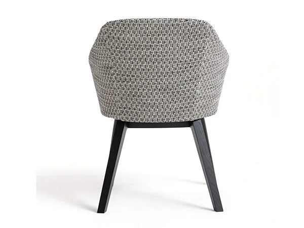 Stoffstuhl mit Armlehnen Cappellini Marfa Fabrik Cappellini aus Italien. Foto №5