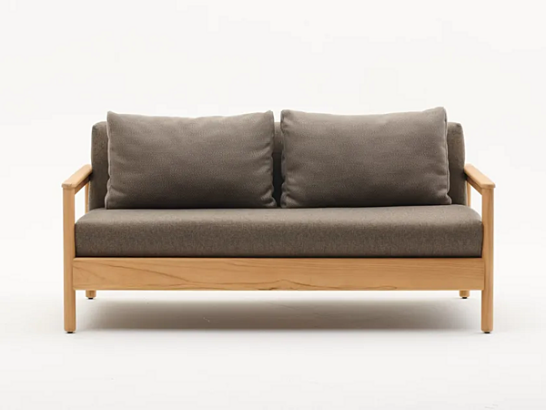 Zweisitzer Garten-Sofa aus Teakholz VARASCHIN Bali 2382, 2382A Fabrik VARASCHIN aus Italien. Foto №1