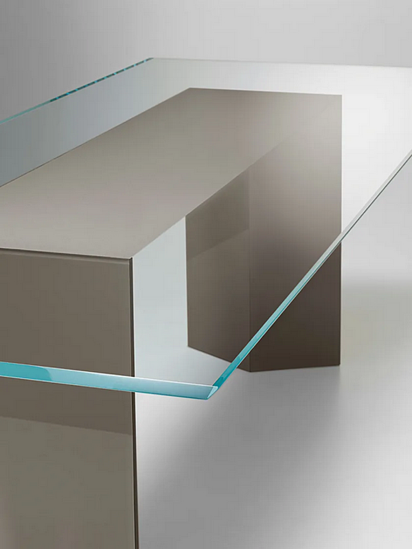 Schreibtisch aus Holz und Glas Dolm Gallotti&Radice Fabrik Gallotti & Radice aus Italien. Foto №4