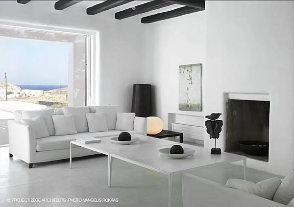 Dreisitzer Stoffsofa mit abnehmbarem Bezug FLEXFORM VICTOR Fabrik FLEXFORM aus Italien. Foto №2