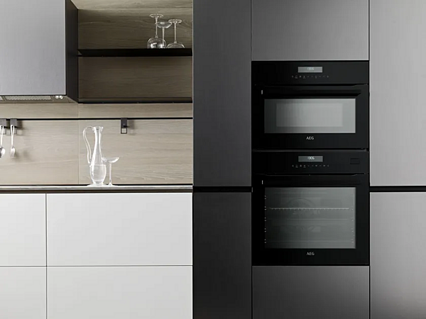 Fitted Küche ohne Griffe Angel Skin VALCUCINE Forma Mentis Fabrik VALCUCINE aus Italien. Foto №3