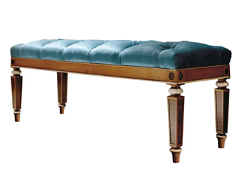 Tufted-Bank aus Kirschholz Emozioni PV03 Martini Interiors Tufted-Bank aus Kirschholz Emozioni PV03 Martini Interiors Fabrik MARTINI INTERIORS aus Italien
