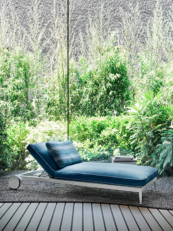 Sonnenliege mit Rollen aus Stoff FLEXFORM ATLANTE Fabrik FLEXFORM aus Italien. Foto №7