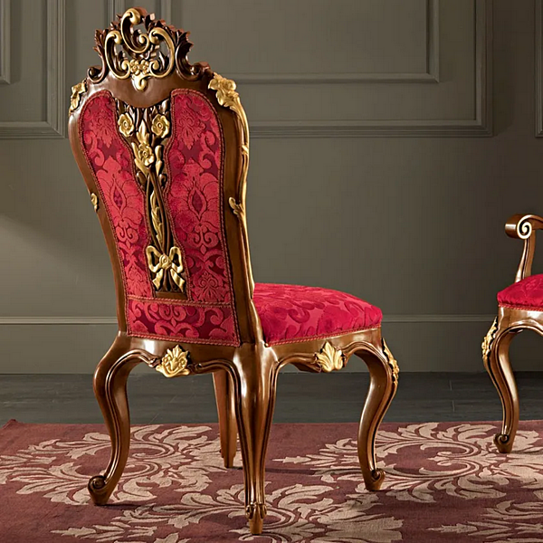 Polsterstuhl aus Stoff Modenese Luxury Interiors 11502 Fabrik MODENESE GASTONE aus Italien. Foto №2