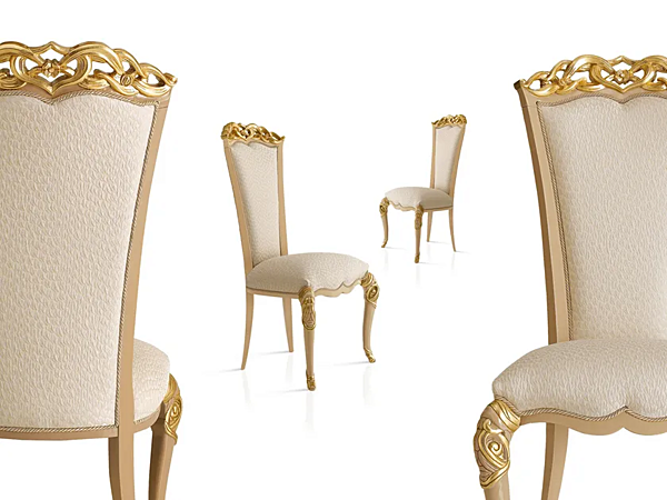 Polsterstuhl Harmony aus Stoff A.R. Arredamenti 310/I Fabrik A.R.ARREDAMENTI SRL aus Italien. Foto №2