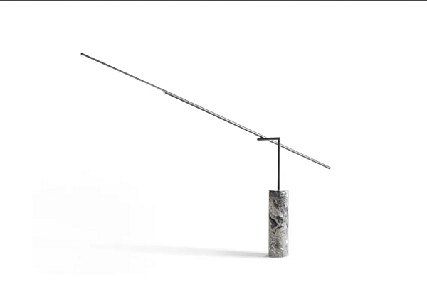 Stehlampe aus lackiertem Metall und Marmor mit LED GIORGETTI LIBRA Fabrik GIORGETTI aus Italien. Foto №3