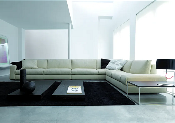 Ecksofa aus Stoff oder Leder 810 Fly VIBIEFFE Fabrik VIBIEFFE aus Italien. Foto №7