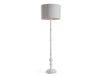 Stehlampe aus Metall mit Stoffschirm CORTEZARI Camelot Roll 1430-R