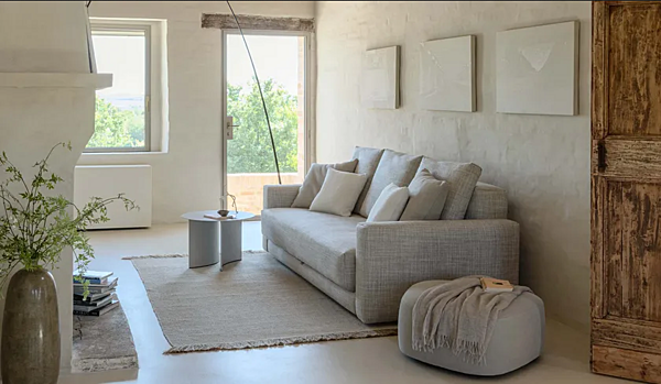 Sofa-Bett mit abnehmbarem Bezug Flou Piazzaduomo Fabrik Flou aus Italien. Foto №4