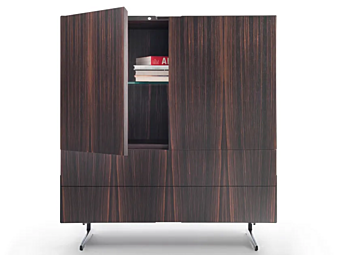 Schrank aus Holz mit Schiebetüren Piuma FLEXFORM