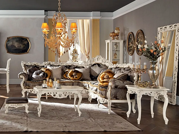 Quadratischer Couchtisch aus Holz MODENESE GASTONE 12620 für Wohnzimmer Fabrik MODENESE GASTONE aus Italien. Foto №3